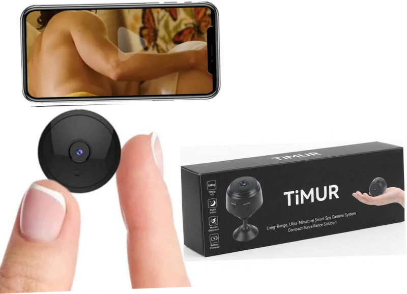 TiMUR Wi-Fi spy cctv small size camera live sport action Security Camera(64 GB, 2 Channel)