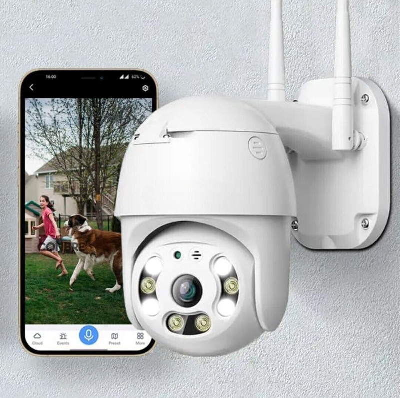 Fire Turtle 6MP WiFi Camera | Color Night Vision, 2-Way Audio, Motion Tracking, 128GB SD Security Camera(128 GB, 1 Channel)