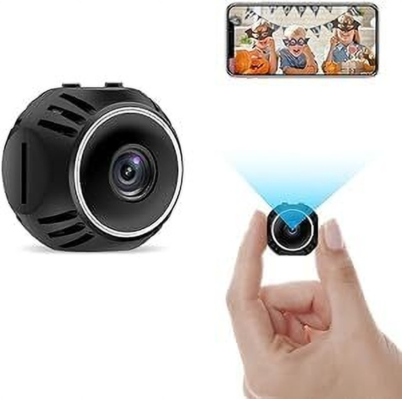 GUPTAVISION Mini WiFi Small HD Tiny Wireless Security Camera Portable WiFi Micro Camera Security Camera(1 Channel)