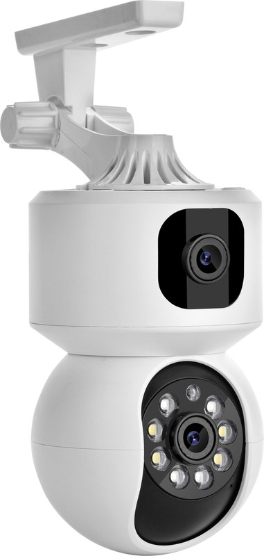 OneXsale 5+5MP FHD WIFI 1080P Dual View V380 Pro Night Vision 2-Way Audio Security Camera(1 Channel)