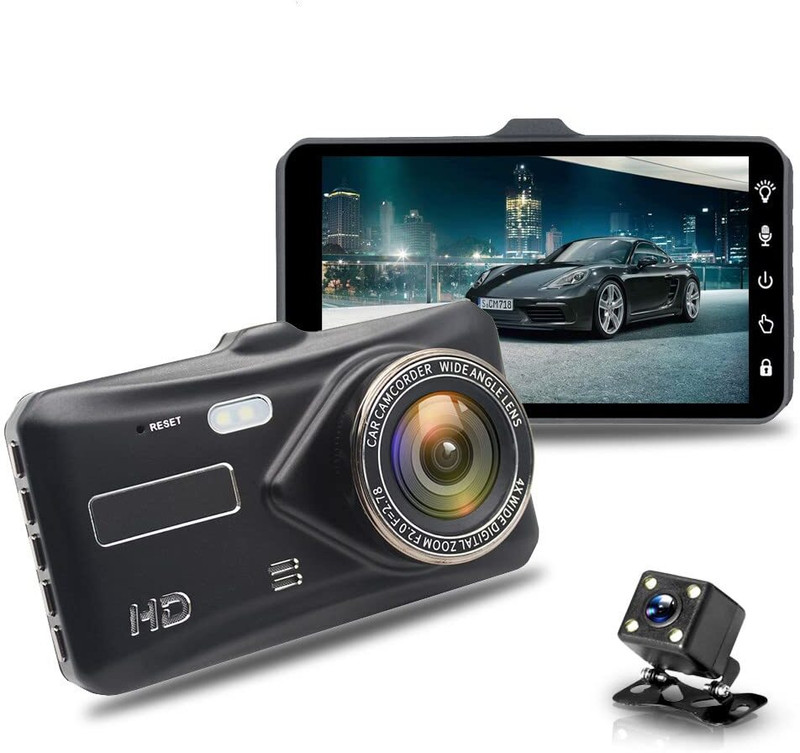 Vigilant View 2025 1080P Full HD Dual Lens Touch Screen Night Vision 170° Wide Angle Coverage Sports and Action Camera(Black, 5 MP)