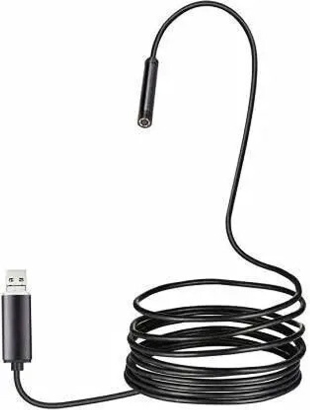 SKY HUB Endoscope Inspection Camera 7mm USB with 6LED and 2M Flexible Wire Security Camera(500 GB, 1 Channel)