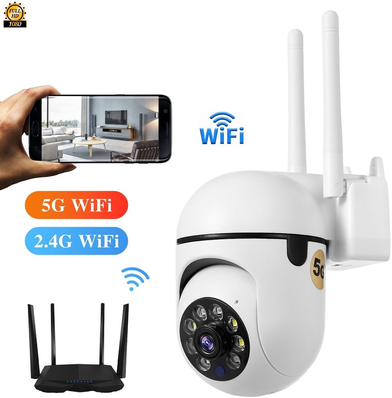 OSHSIZ PTZ Lens Wireless Video Surveillance CCTV Cameras P2P Speed dome Security Camera(128 GB, 1 Channel)