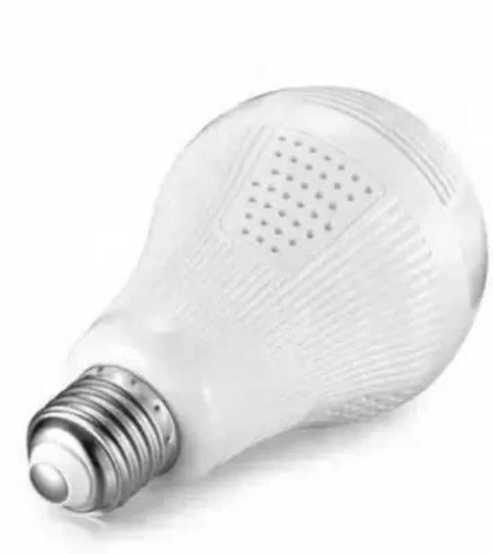 PERAMISYM Bulb Camera Light Bulb Camera with Wi-Fi, CCTV Hidden Security Led Light Camera Spy Camera(128 GB, 1 Channel)