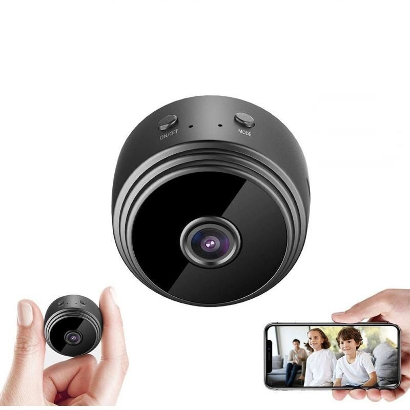 ZRCAM 1080p HD Mini WiFi Hidden CCTV Spy Camera Live on Mobile App Indoor Outdoor Security Camera(64 GB, 1 Channel)
