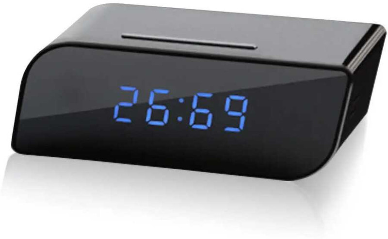 GUPTAVISION Digital Table Clock Camera WiFi 4KFull HD Video Audio With nightvision Security Camera(64 GB, 1 Channel)