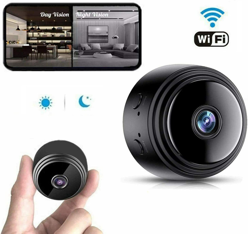 AVOIHS 1080P HD Mini Wireless Live View Camera Wifi Built-in Battery Night Vision Security Camera(128 GB, 1 Channel)