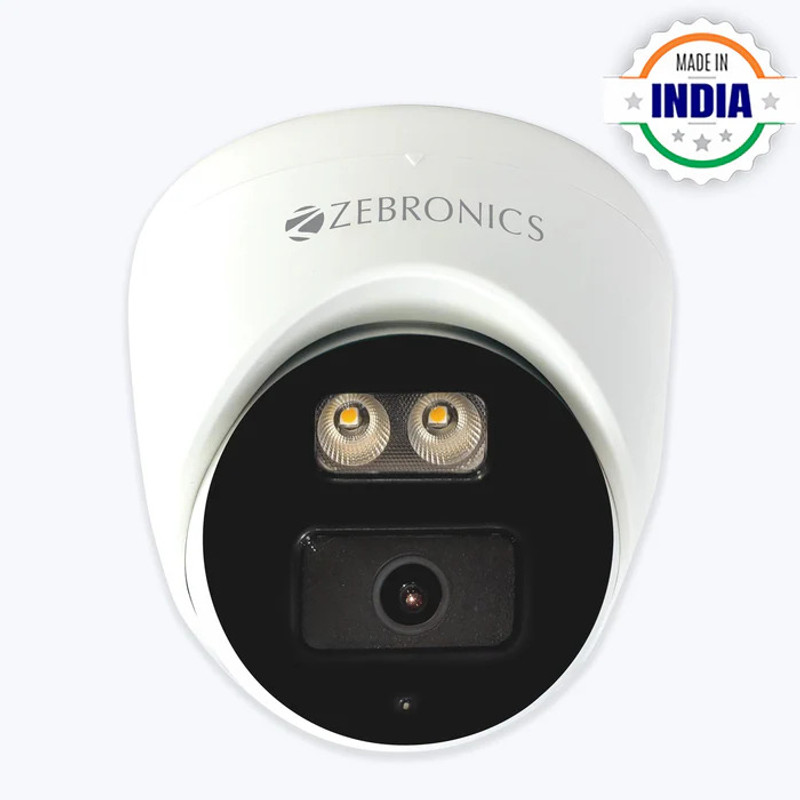 ZEBRONICS ZEB HD 5 MP DOM CCTV CAMERA | Color night vision range | CMOS Image Sensor Security Camera