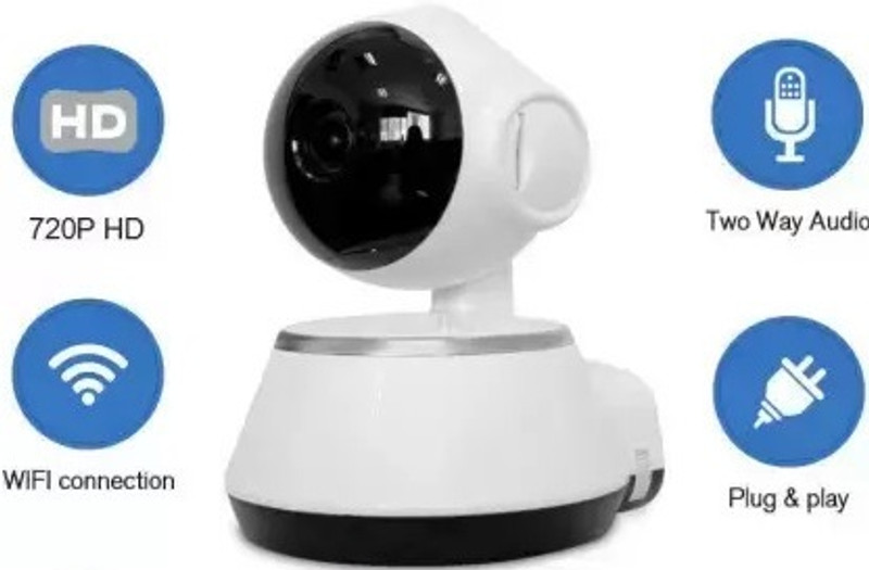 PERAMISYM V380 Pro HD Smart WiFi Wireless IP CCTV Security Camera Night Vision Security Camera(64 GB, 1 Channel)