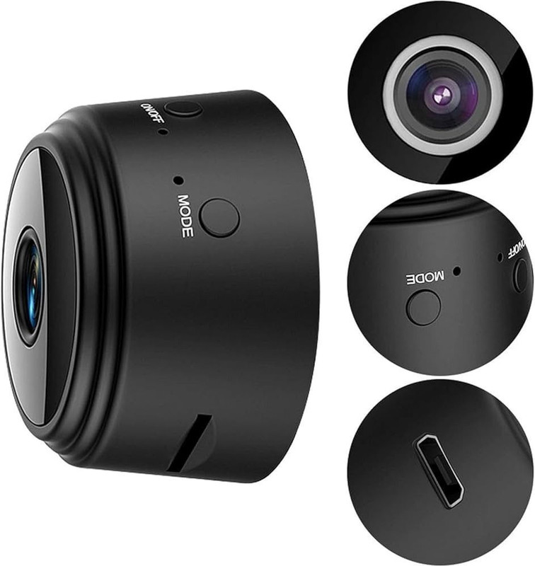 DENVY Denvy Magnet Camera WiFi Hidden Camera Wireless HD 1080P Indoor Security Camera