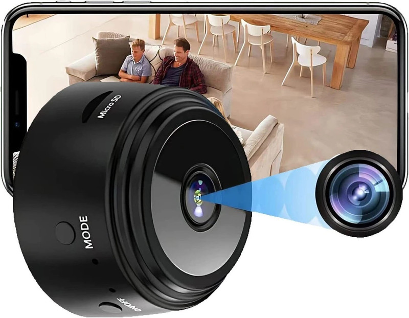 itup Pro Mini Hidden WiFi Camera 1080p Indoor Security Cam with Remote Access Security Camera(4 Channel)