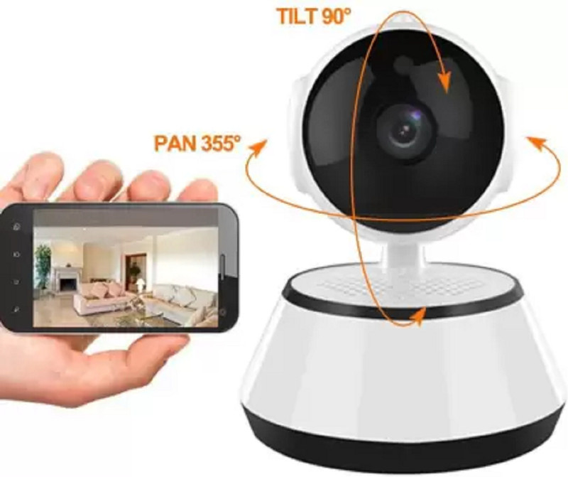 SNARIOVSN V380 Mini WiFi Wireless CCTV Home Security HD 720P IP Camera Security Camera(64 GB, 1 Channel)