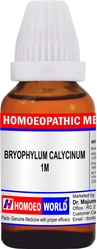 DR. MAJUMDER HOMOEO WORLD Bryophylum Calycinum 6 Dilution(30 ml)