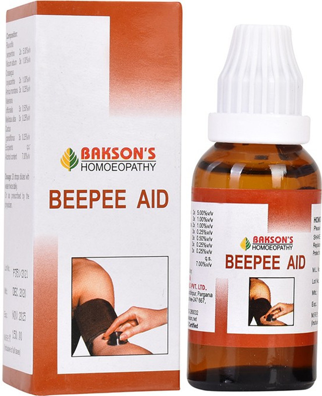 Bakson's Homoeopathy Beepee Aid Drops(30 ml)