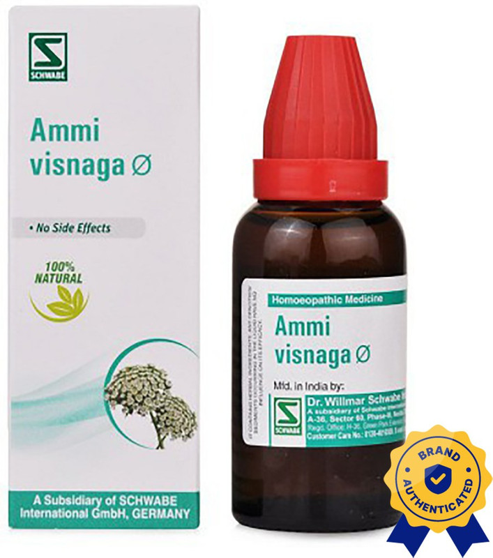 Dr.Willmar Schwabe India Ammi Visnaga Q Mother Tincture(4 x 30 ml)