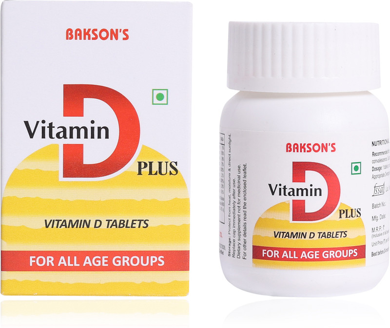 Bakson Vitamin D Plus Nutritional Supplement Tablets(30 Units)