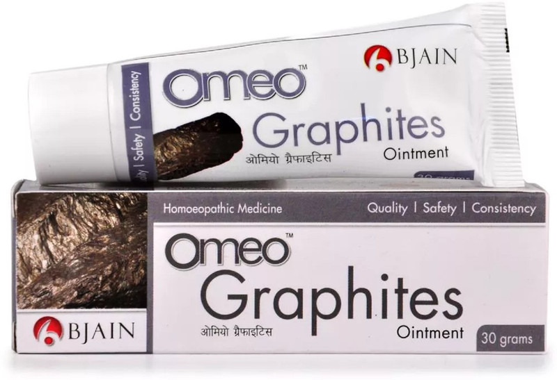 Bjain Omeo Graphites Ointment 30GM | Homeopathic Support for Cracked & Irritated Skin Ointment(30 g)