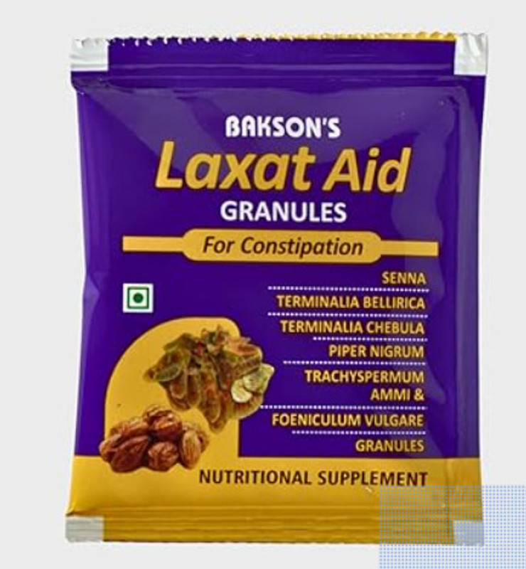 Bakson's Homoeopathy LAXAT AID GRANULES - 30 X 3 GM Granules(90 g)