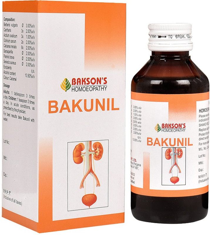 Bakson's Homoeopathy Bakunil Syrup(200 ml)