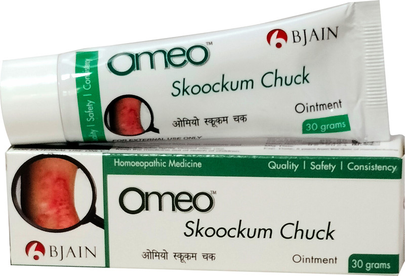 Bjain Omeo Skoockum Chuck Ointment 30GM | Support for Pscaliness & Eczema Ointment(30 g)