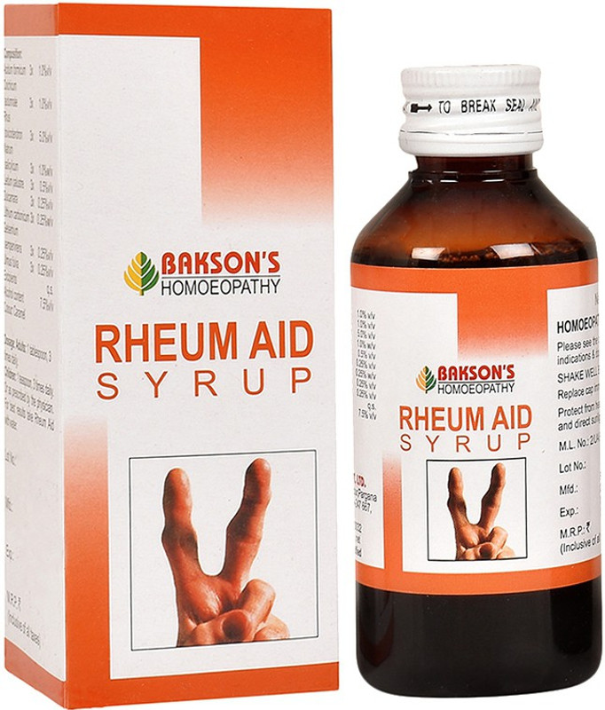 Bakson's Homoeopathy RHEUM AID (SUGAR FREE) Syrup(115 ml)