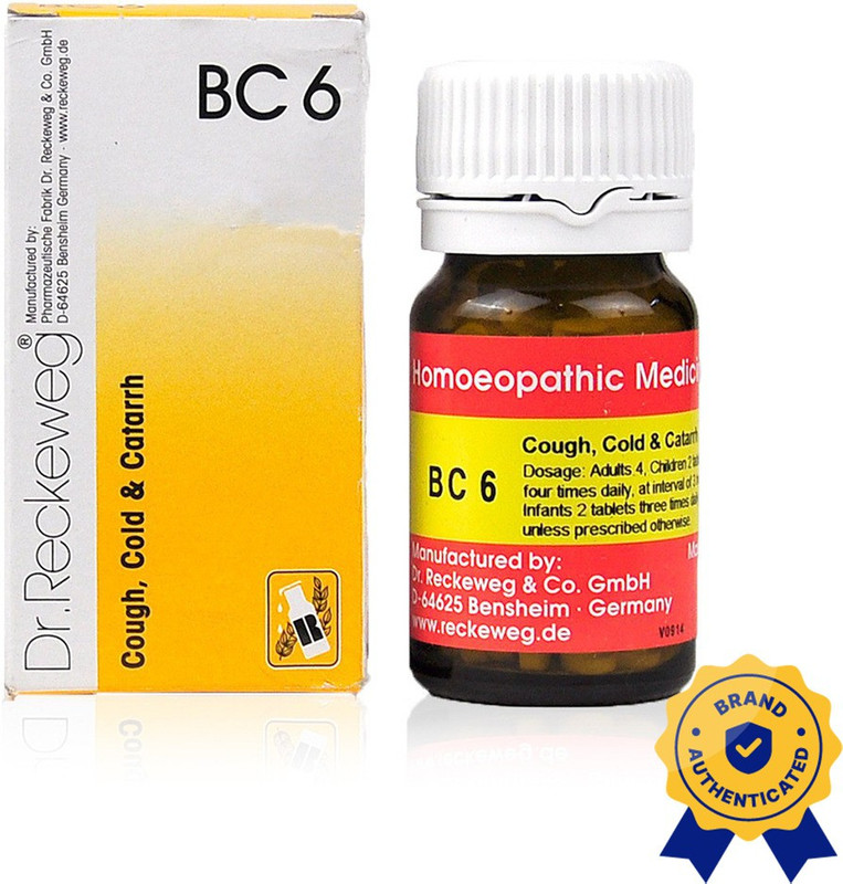 Dr. Reckeweg Biocombination No. 6 Tablets(2 x 20 g)