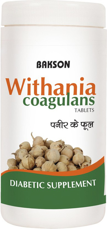 Bakson's Homoeopathy Withania coagulans (Paneer phool) , Tablets(75 Units)