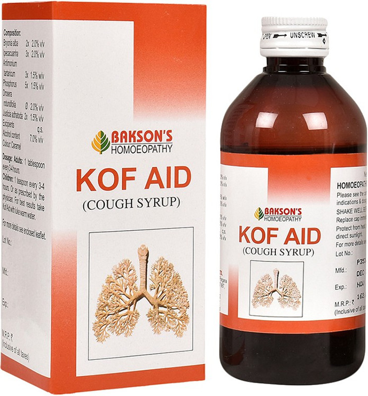 Bakson's Homoeopathy Kof Aid Syrup(200 ml)