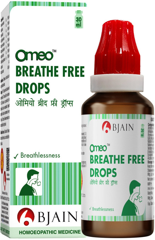 Bjain OMEO BREATHE FREE , Drops(30 ml)