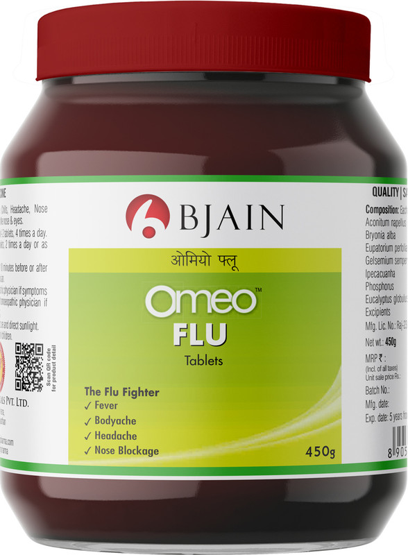 Bjain Omeo Flu Tablets(450 g)