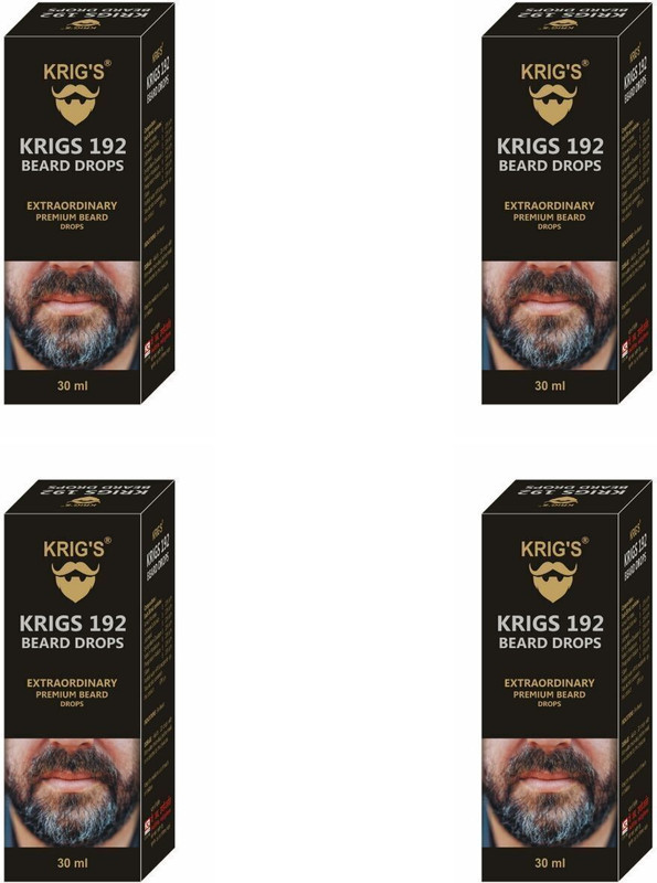 KRIG'S 192 Beard Growth Drops(4 x 30 ml)
