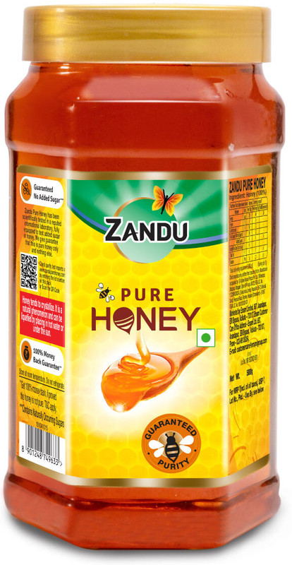ZANDU Pure Honey | Guaranteed Pure | German Lab Tested |No Added Sugar(500 g)