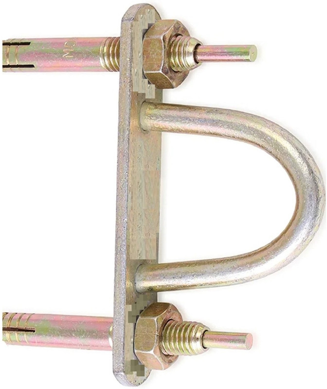 Q1 Beads 2 Pcs. D Hook Kada Hanger for Fan,Ceiling Swing Jhoomer with 4" Pin Fasteners Hook 2(Pack of 2)