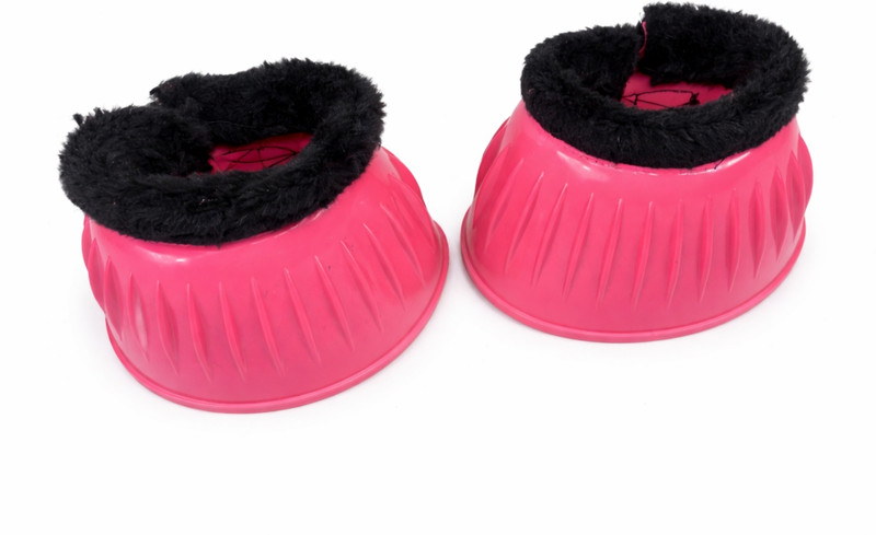 ZoOwill Horse Bell Boots with Fleece Lining Horse Fly Leg Guard(Medium Pony, Arab)