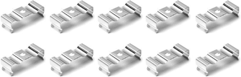 Steko (10 Pieces) Clip Holder for T5 LED Batten, Tube Light Bracket Lamp holder Hose Brackets