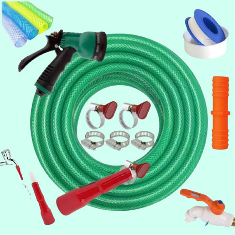 WorldsBest Premium Braided 23 Feet Hose Pipe - HP96 Useful for Every home Gardening, Car/Bike Wash, Cleaning ETC. Hose Pipe(7 m)