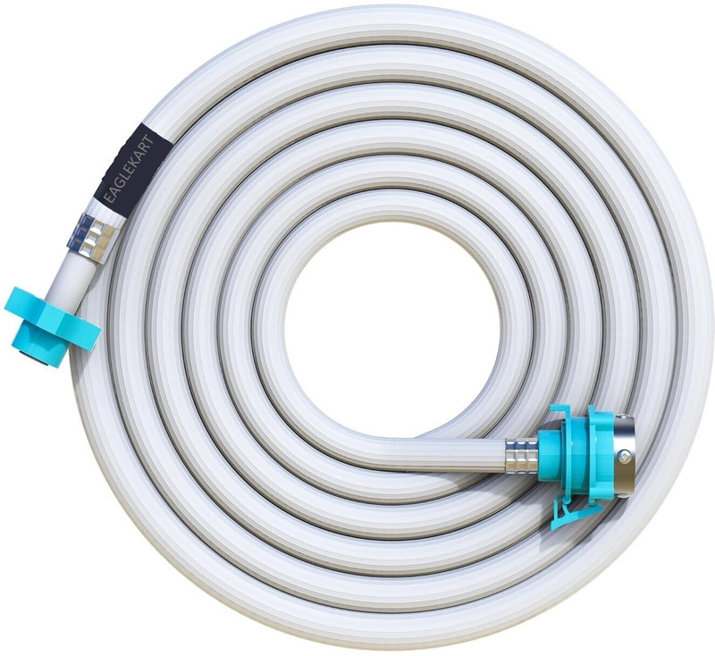 STOREG Flexible PVC Washing Machine Inlet Hose Water Pipe with Tap Adaptor for Top & Front Load Fully Automatic Hose Pipe(1.5 m)