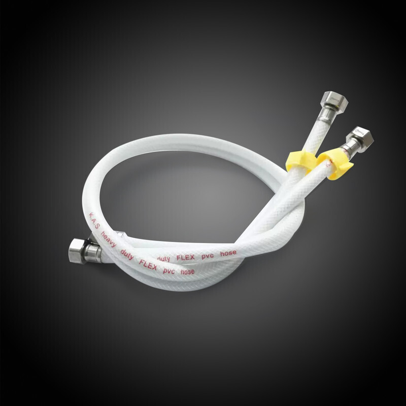 Prestige Pvc Connection Pipe 36 Inches Set Of 2 Suitable For Hot & Cold Mixer Faucets For Basins & Sinks, Geysers, & Flush Tanks Hose Pipe(92 m)