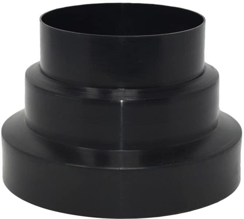 Ardnib PVC Chimney Pipe Reducer 6inch to 5 & 4inch Converter Cone Reducer for Pipe Hose Pipe(11 cm)