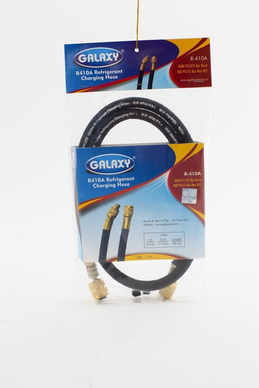 GALAXY R410A 90cm R32 High Pressure 3' Charging Line Hose Pipe(90 cm)