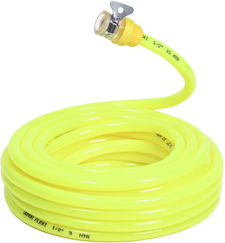 UGAOO Flexi Water Hose PVC Pipe with Leak-Proof Tap Adaptor (10 m) Heavy Duty Pipe for Garden, Home and Car Washing Hose Pipe(10 m)