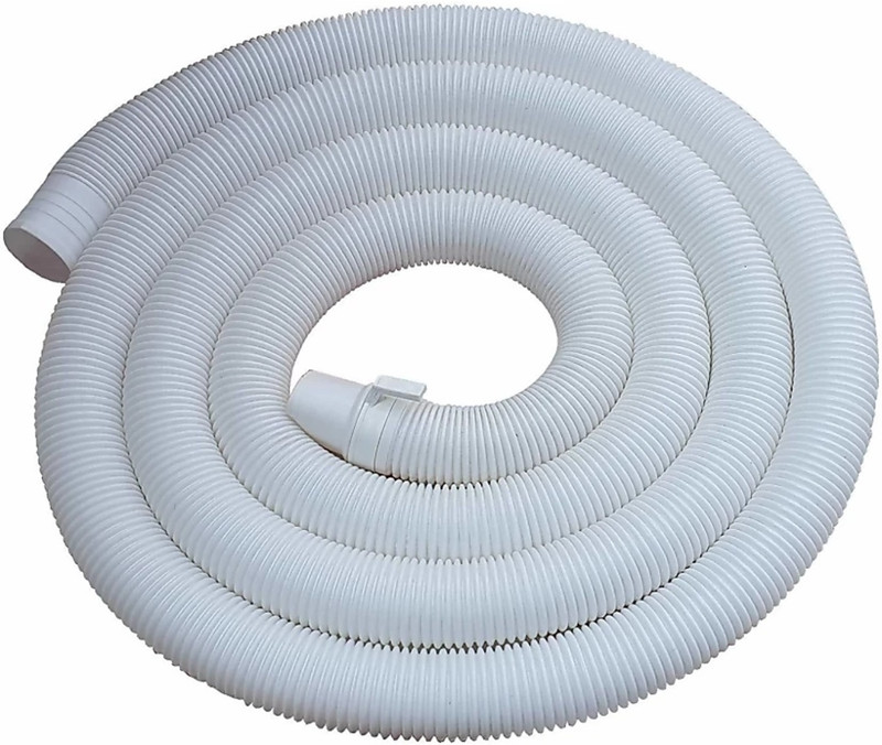 Torzen 5 Meter Washing machine Outlet pipe Corrugated Plastic Outlet Hose Pipe(500 cm)