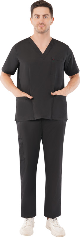 PRAGATI TRENDS US-S(NB)40 Gown Hospital Scrub(NAVY BLUE L)