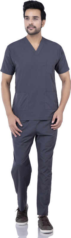 Badoli Collection HTT509 Shirt, Pant Hospital Scrub(Grey XL)
