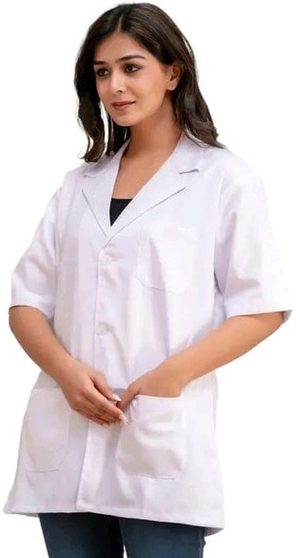 Aarav Boss LAB-COAT-HALF-003-2XL Shirt Hospital Scrub(WHITE XXL)