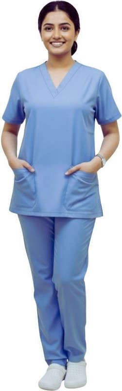 Design My Dress Bharat Medical Scrubs Red Medium Pant Hospital Scrub(Red M)