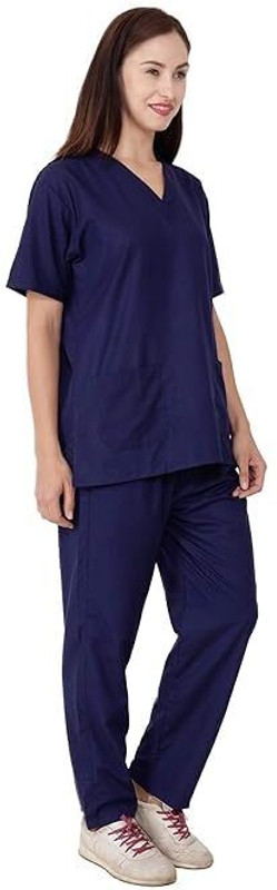 Uniformer U-SBSW Shirt, Pant Hospital Scrub(Navy Blue XL)