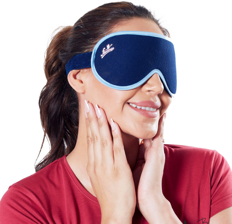 FLAMINGO Cool Eye Reusable Gel Masks for Puffy, Tired Eyes,Eye Strain & Puffiness(Pack-2) Cool Pack(Blue)