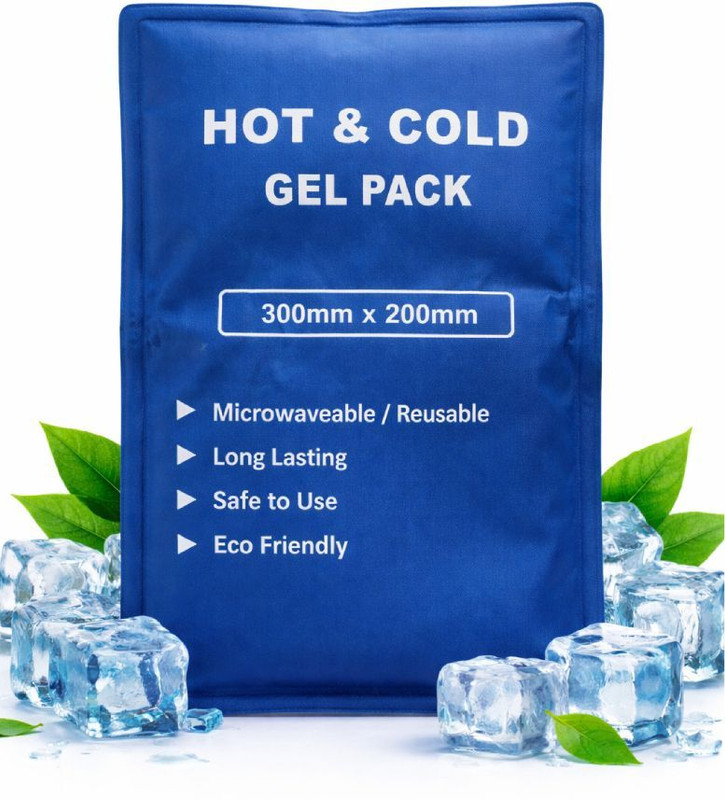 Medgram Hot and Cold Gel Pack 30 x 20 cm for Pain releif Pack(Blue)