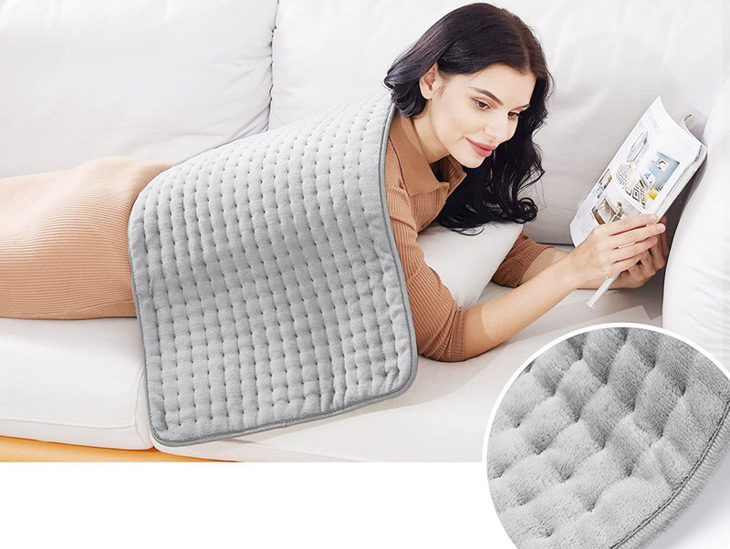 RBS Electric Heat Pad & 3 Level Temperature Controller Pain Relief Back Pain, Shoulder Pain, knee pain, Elbow Pain, Muscle Pain, Joints pain 1 L Hot Water Bag(Grey)